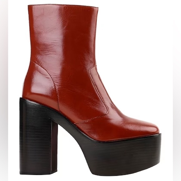 Jeffrey Campbell Mexique Platforms - 8.5 - Brown - Picture 13 of 16